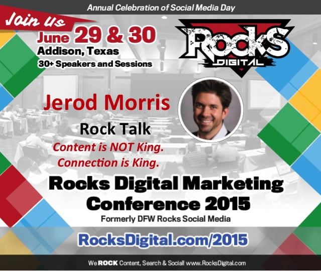 Jerod Morris to Speak at Rocks Digital Marketing Conference 2015